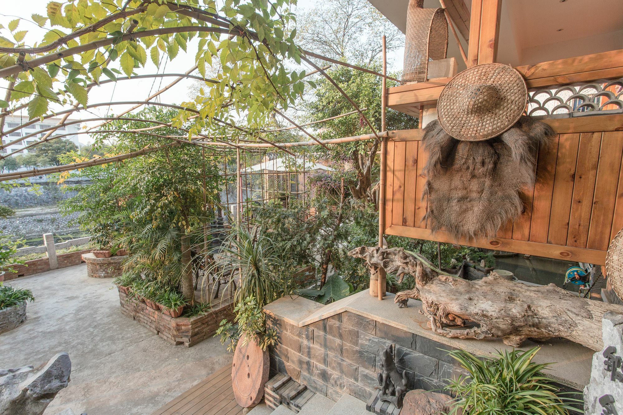 Zen Tea House Seven Stars Park Bed and Breakfast Guilin Exteriör bild